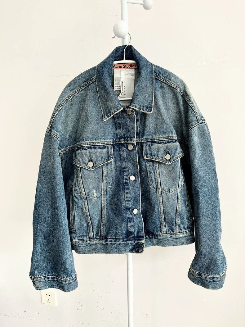 Acne Studios acne studios size:32 Blue denim jacket 2503-Nextarrow Size US XXS / EU 40 - 1 Thumbnail