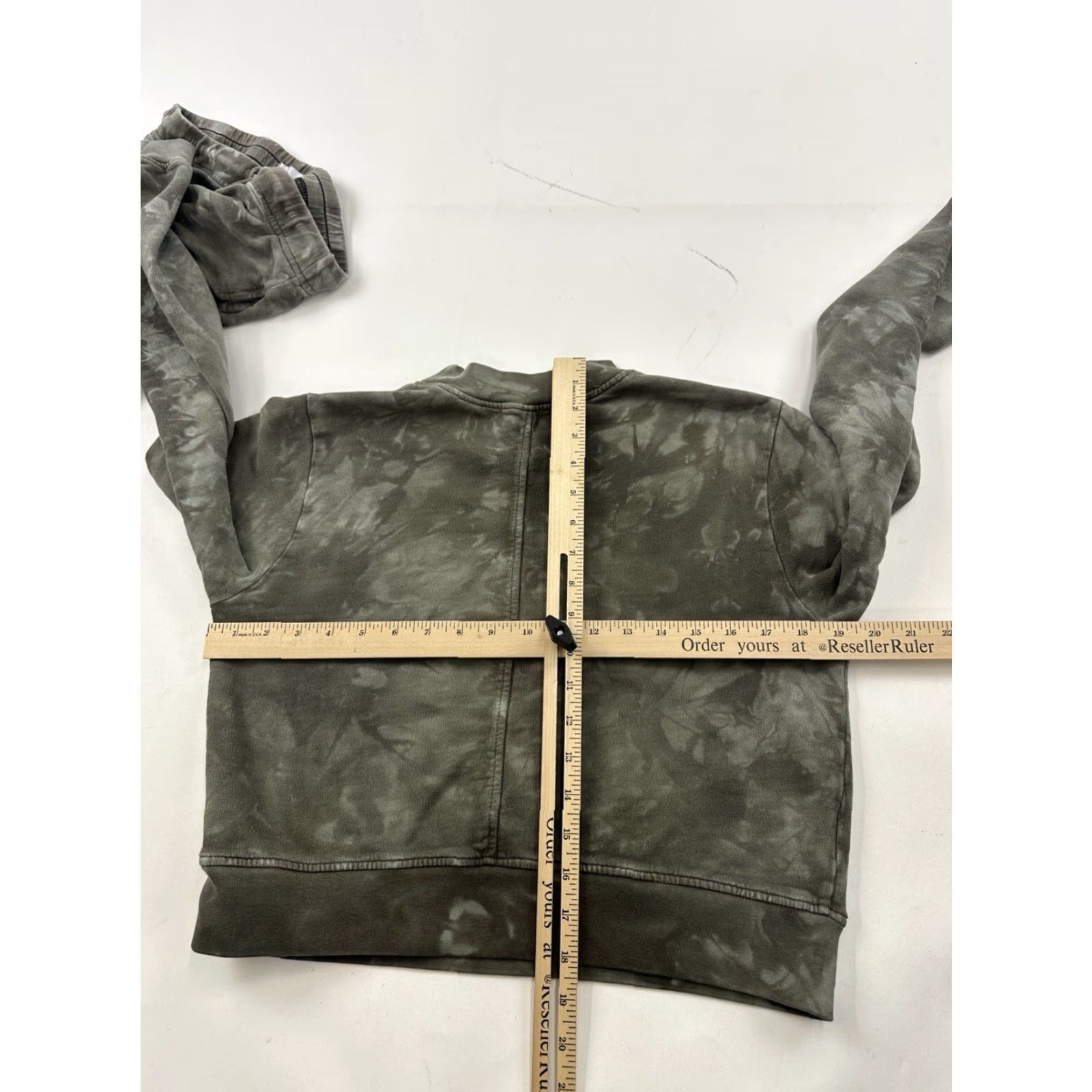 Vintage COTTON CITIZEN Green Tie-Dye Sweatshirt & Sweatpants Set Womens Small Activewear Size S / US 4 / IT 40 - 4 Thumbnail
