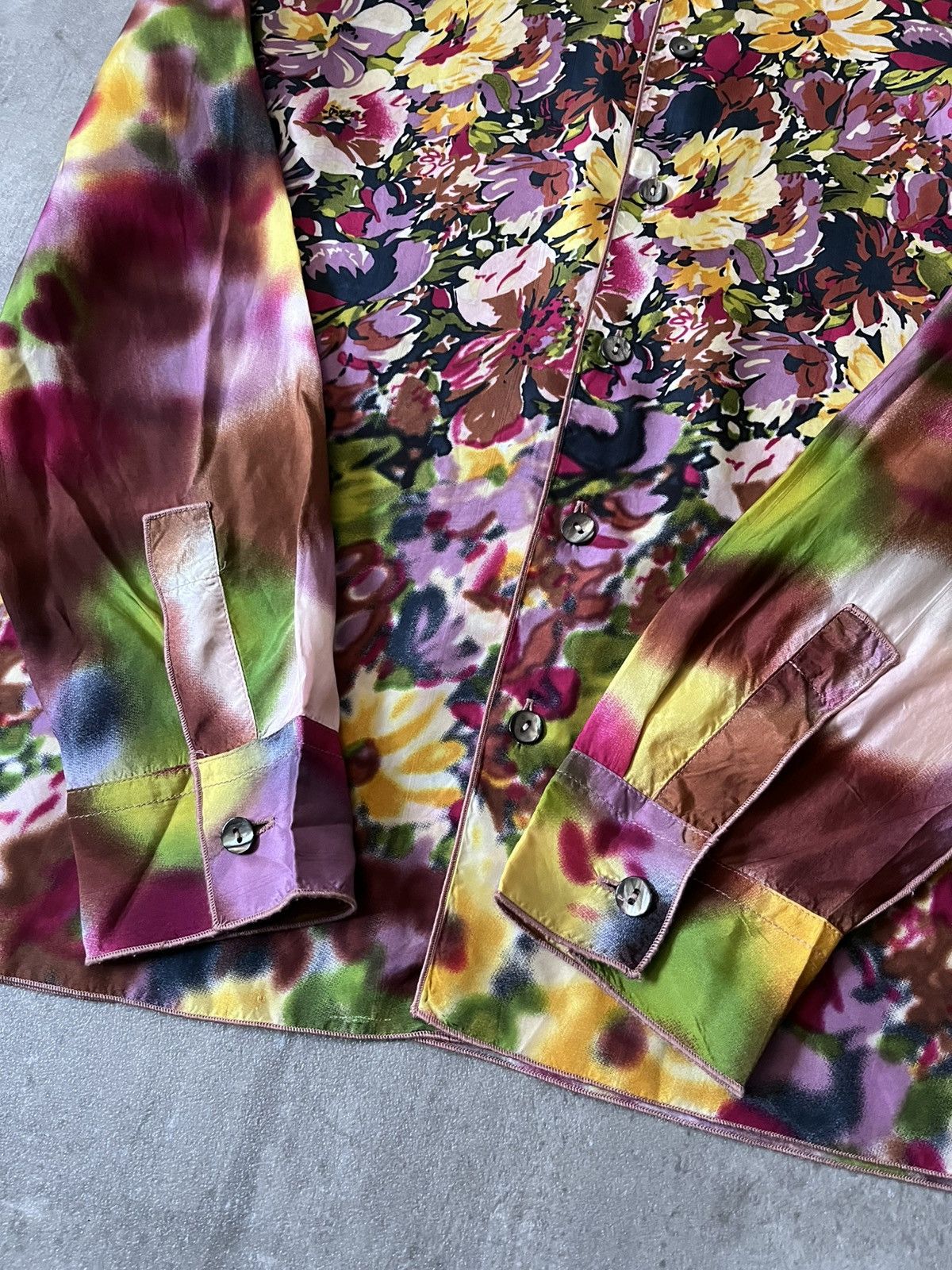 Jean Paul Gaultier Jean Paul Gaultier S/S 2001 rayon floral shirt Size US S / EU 44-46 / 1 - 9 Thumbnail