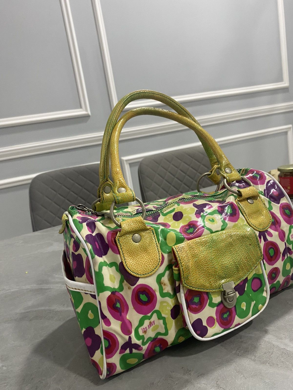 Vintage ANNA SUI MINI BOSTON BAG Size ONE SIZE - 5 Thumbnail