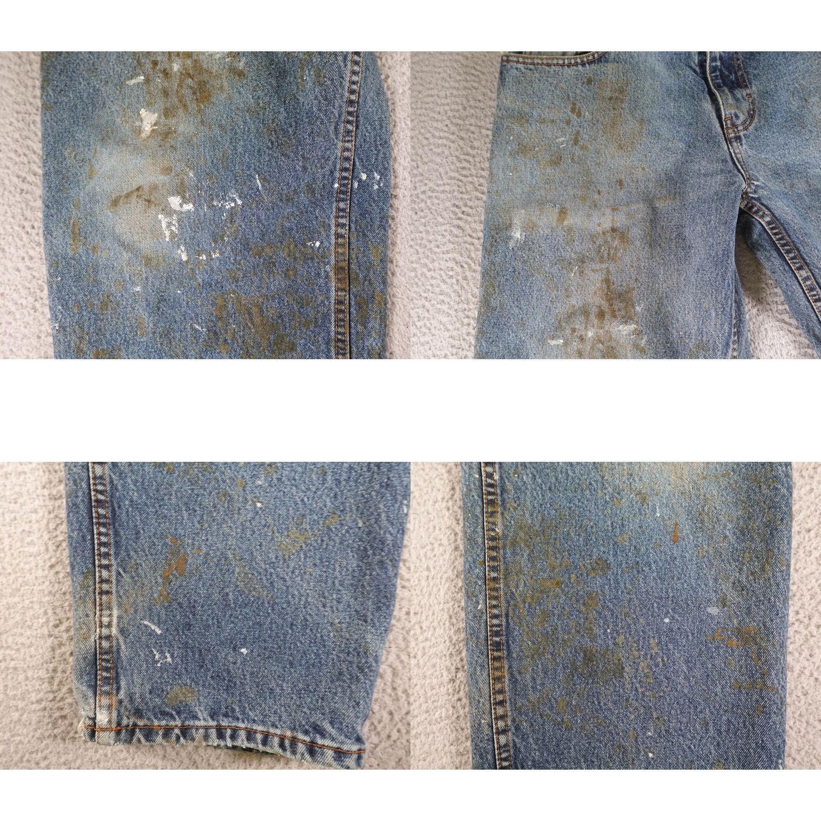 U.S. Polo Assn. VINTAGE US Polo Assn Jeans Mens 32x30 Blue Distressed Carpenter Skater Baggy Straight Pockets USA Flag 1890 Womens/Boys? Size US XS / EU 42 / 0 - 8 Thumbnail