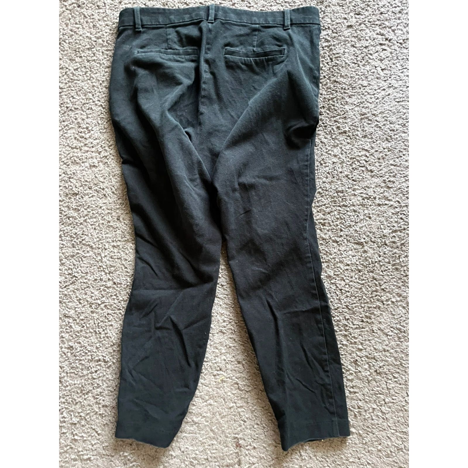 Gap Gap Pants Women Size 10 Signature Skinny Ankle Black Stretch Denim 25in Inseam Womens Size 32" / US 10 / IT 46 - 3 Thumbnail