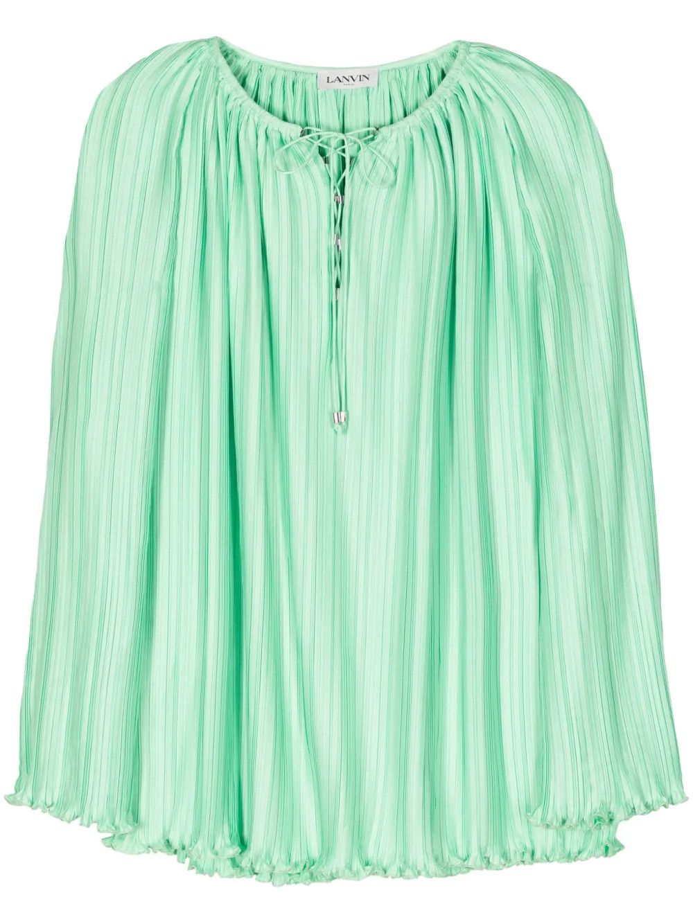 Lanvin o1y0326 Blouse in Light Green Size M / US 6-8 / IT 42-44 - 1 Thumbnail