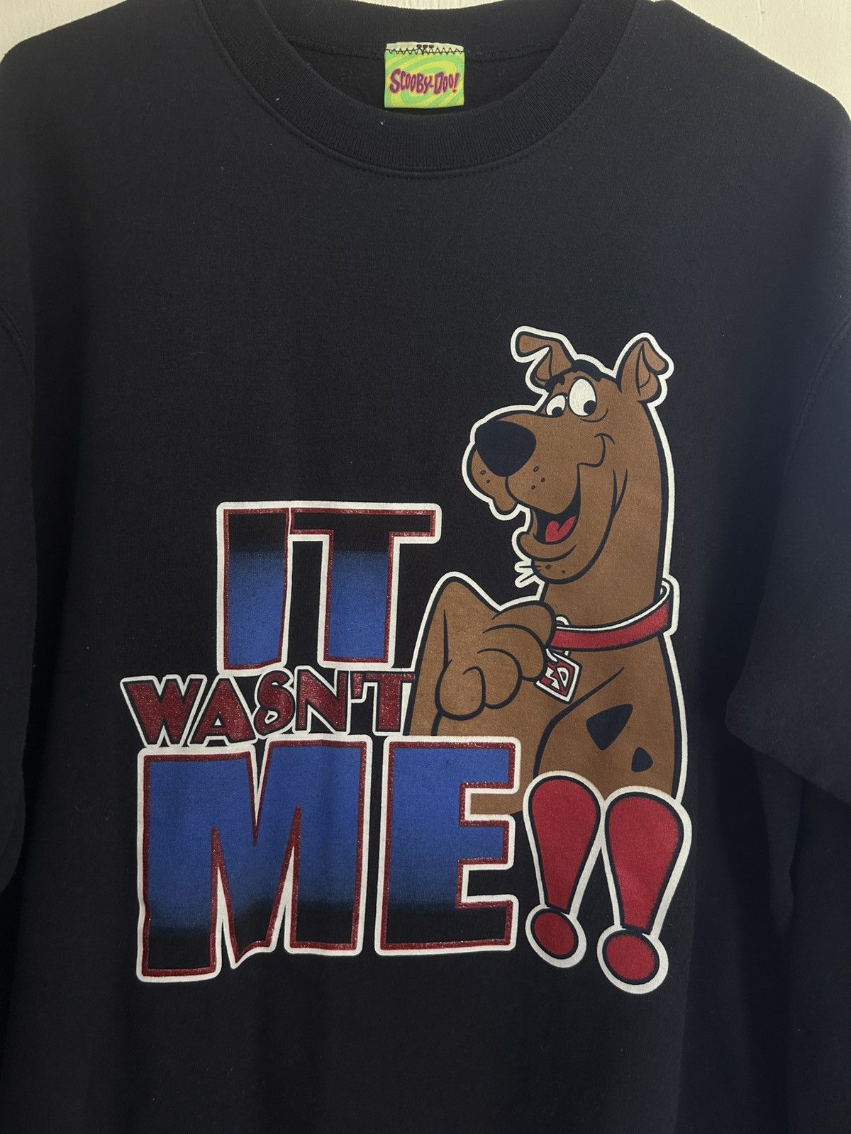 Vintage Vintage Scooby Doo It Wasn’t Me Graphic Sweater Size US L / EU 52-54 / 3 - 2 Thumbnail