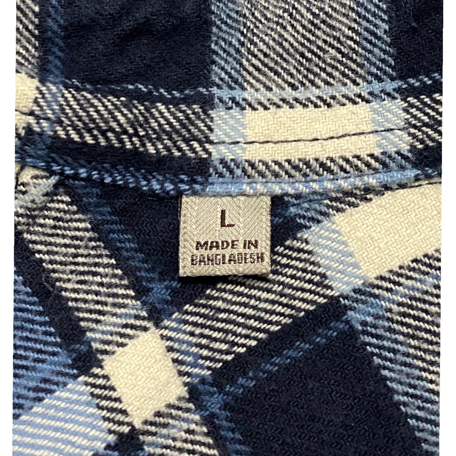 Vintage JACHS Flannel Shirt Button-Up Long Sleeve Blue Plaid Cotton Mens Size L Size US L / EU 52-54 / 3 - 7 Thumbnail