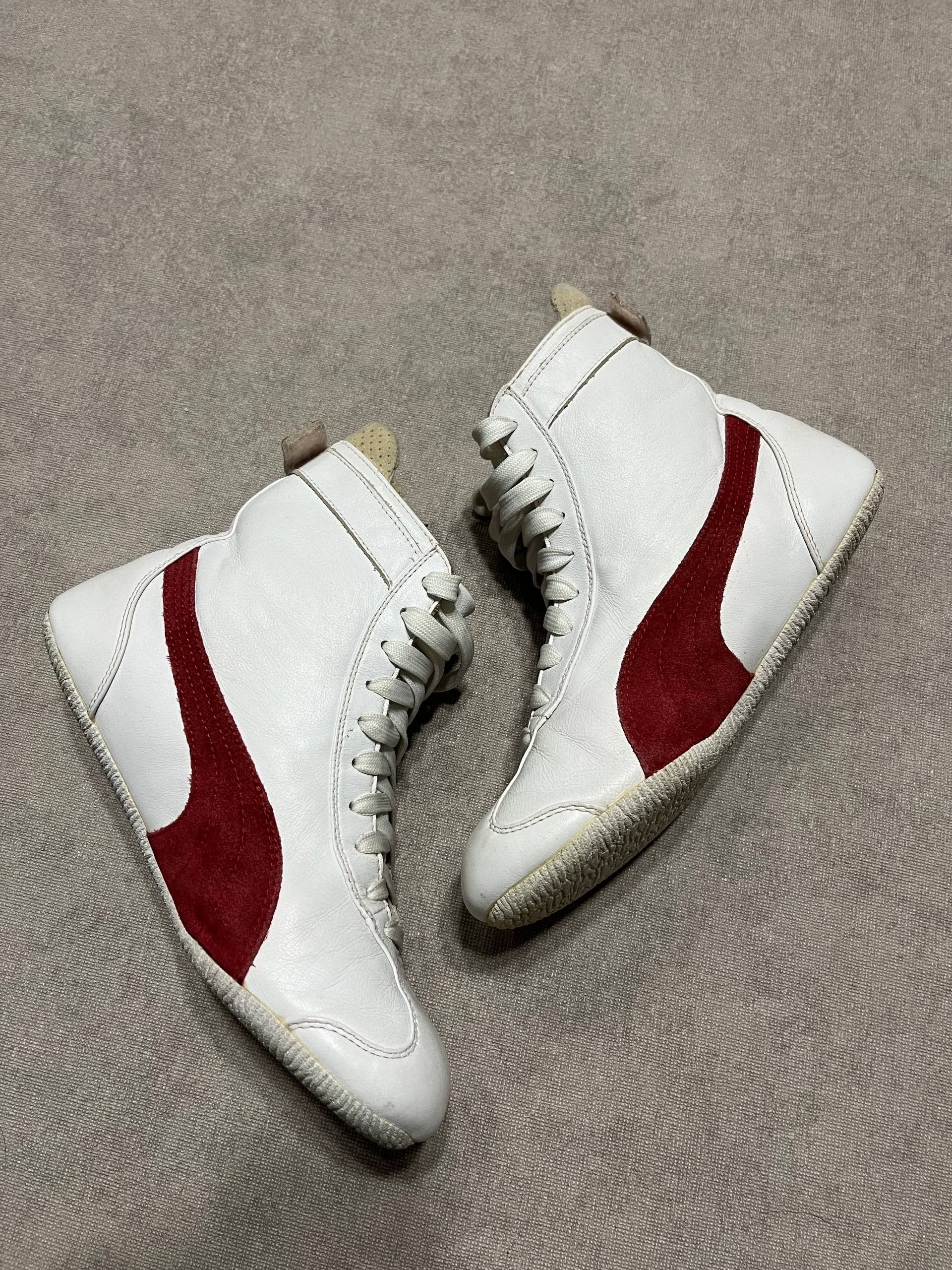 Puma Vintage Puma 90s Boxing Wrestling High Top Shoes 10 US 41 EU Size US 7.5 / IT 37.5 - 8 Thumbnail