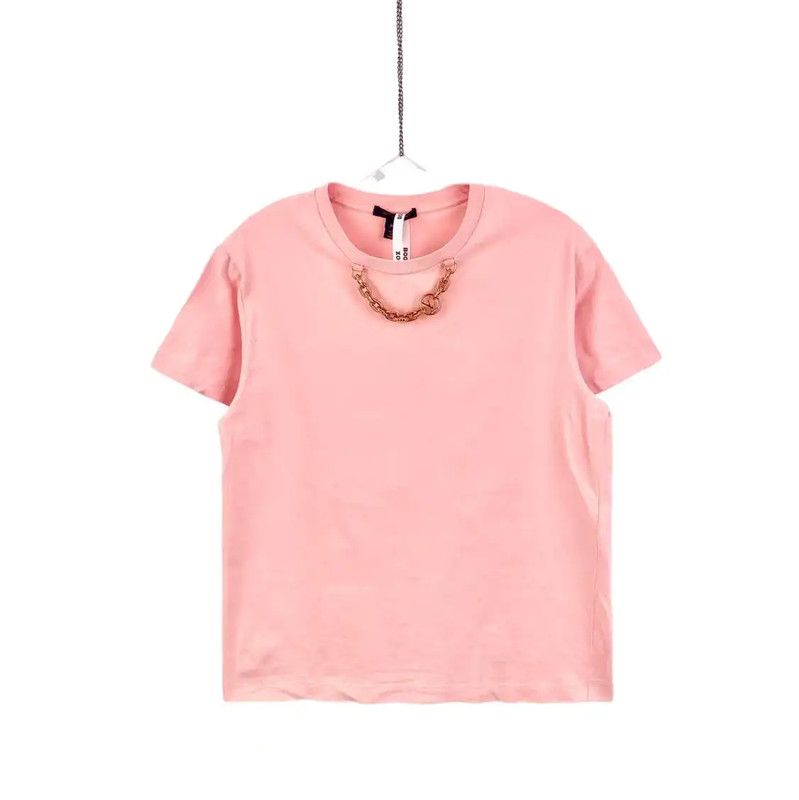 Louis Vuitton Louis Vuitton Pink Cotton T-Shirt for Women 0089 Size XL / US 12-14 / IT 48-50 - 1 Thumbnail