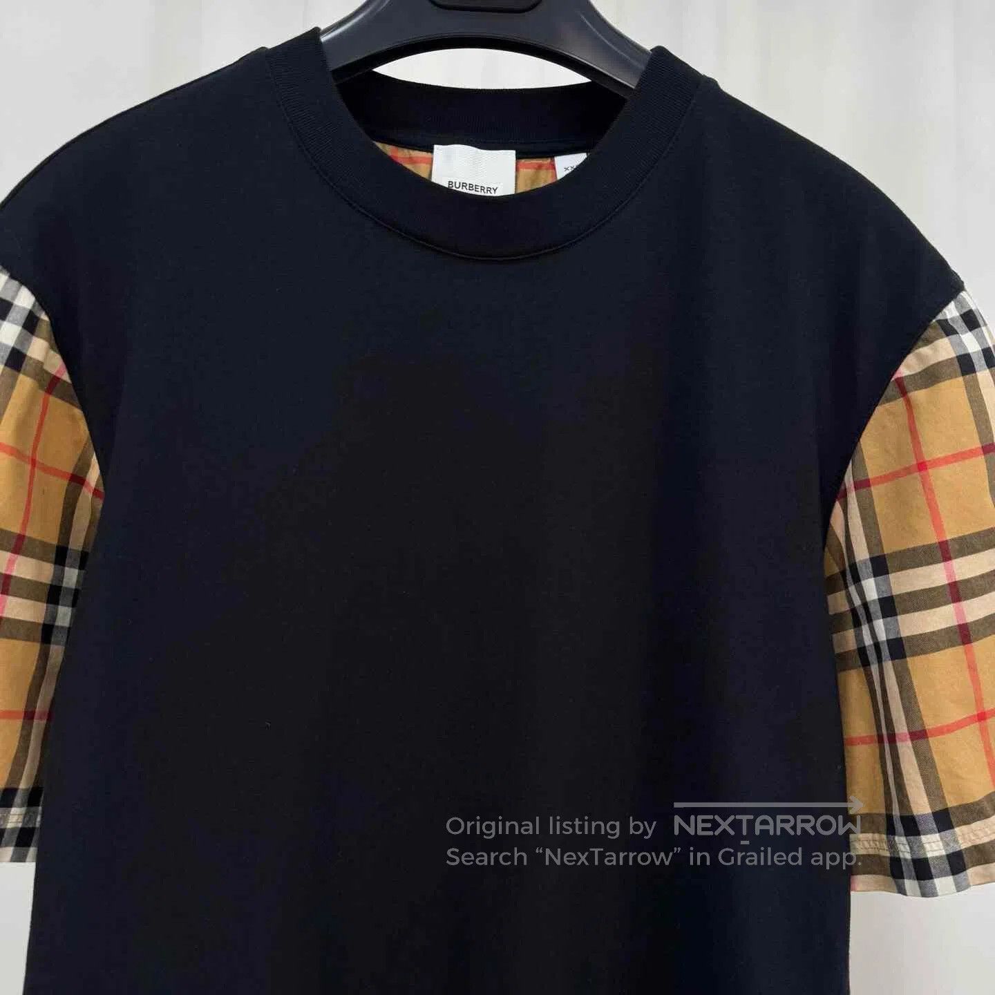 Burberry Burberry Cuff Check Short Sleeve. Size XXS / US 00 / IT 34 - 3 Thumbnail