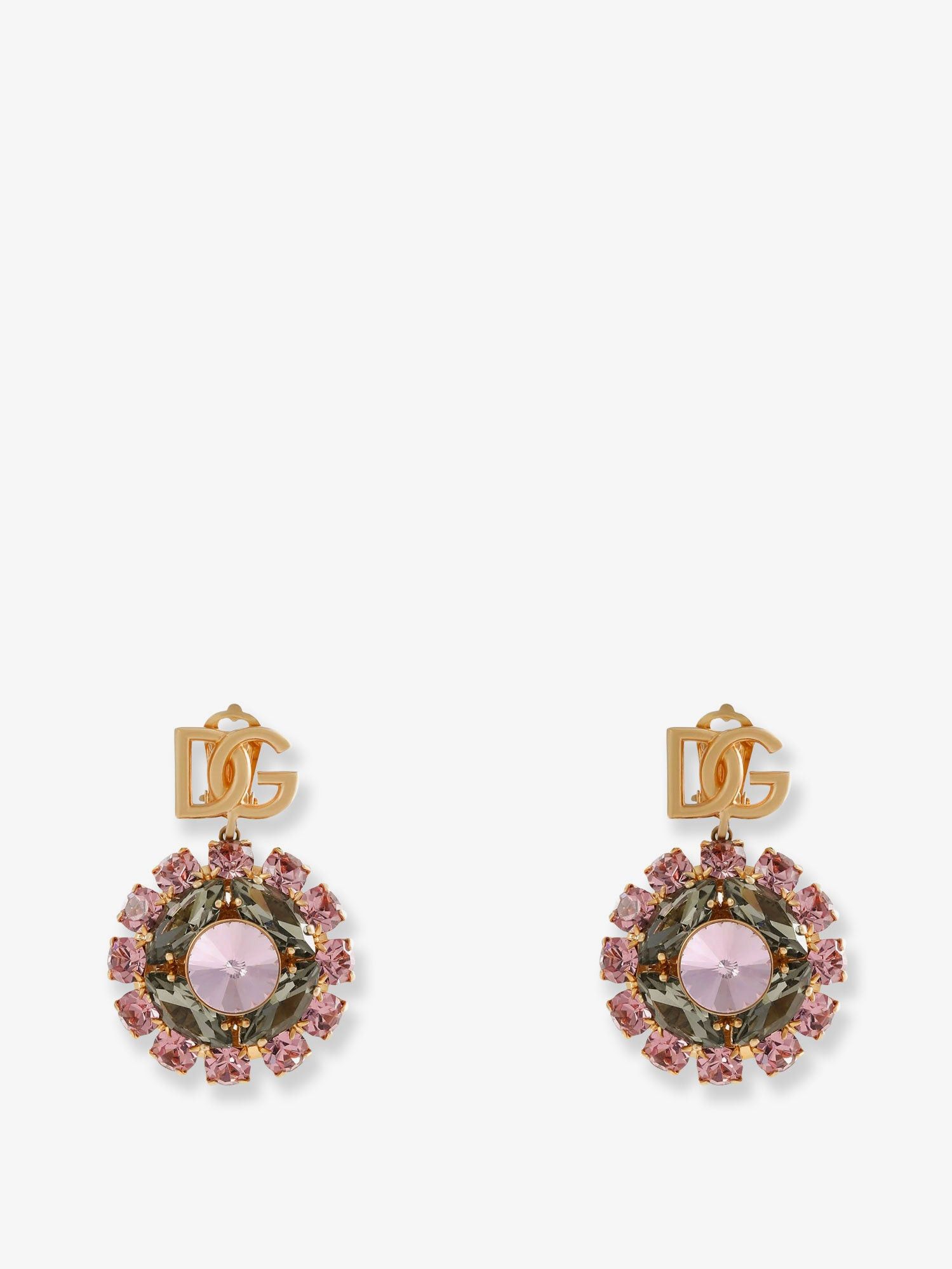 Dolce & Gabbana Multicolored Brass Earrings Size ONE SIZE - 1 Thumbnail