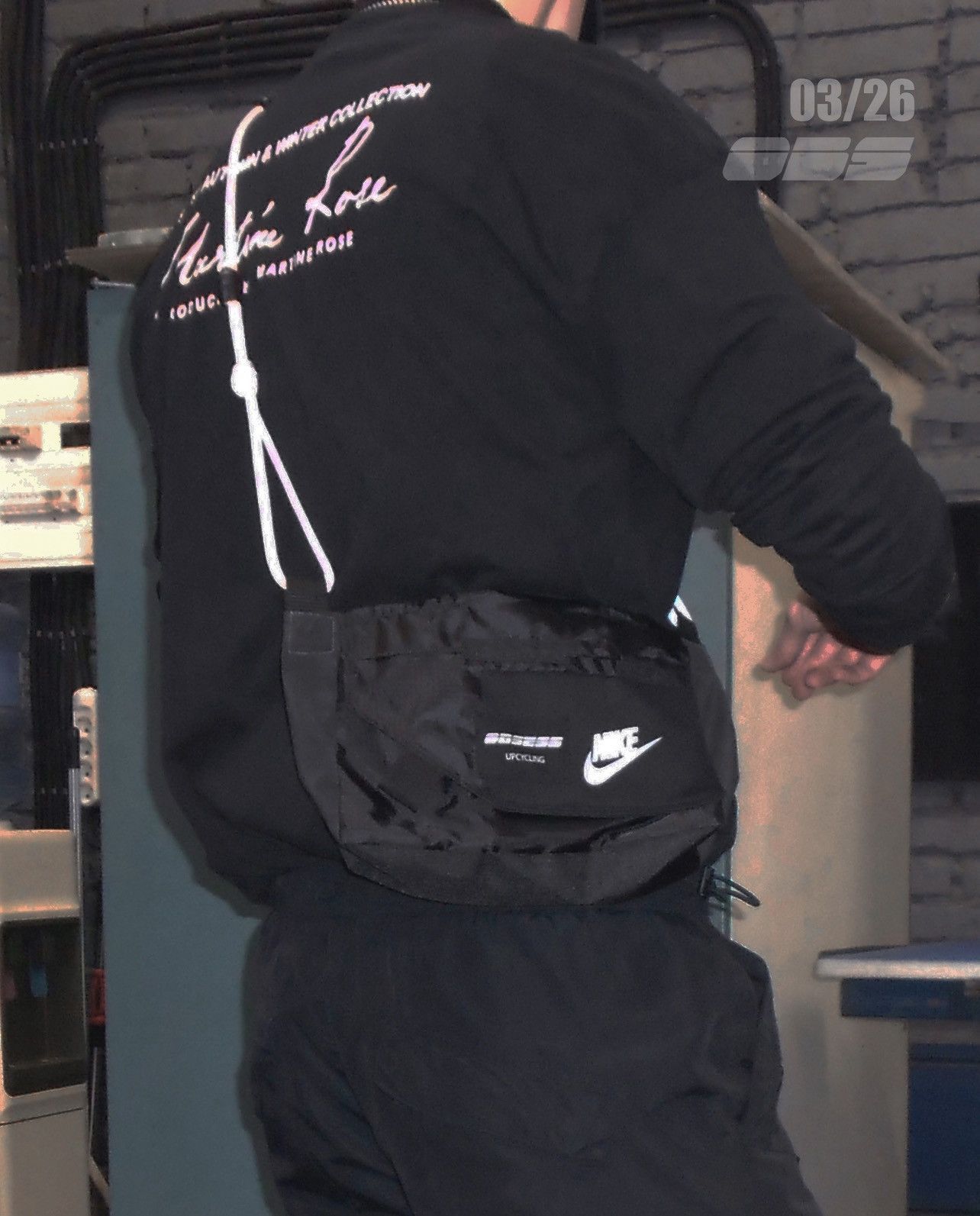 Nike UPCYCLED NIKE TEAM MESSENGER BAG By OBSESS UPCYCLING ATELIER Size ONE SIZE - 7 Thumbnail