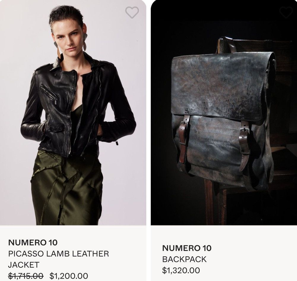 numero 10 Numero 10 leather jacket Size US L / EU 52-54 / 3 - 11 Thumbnail