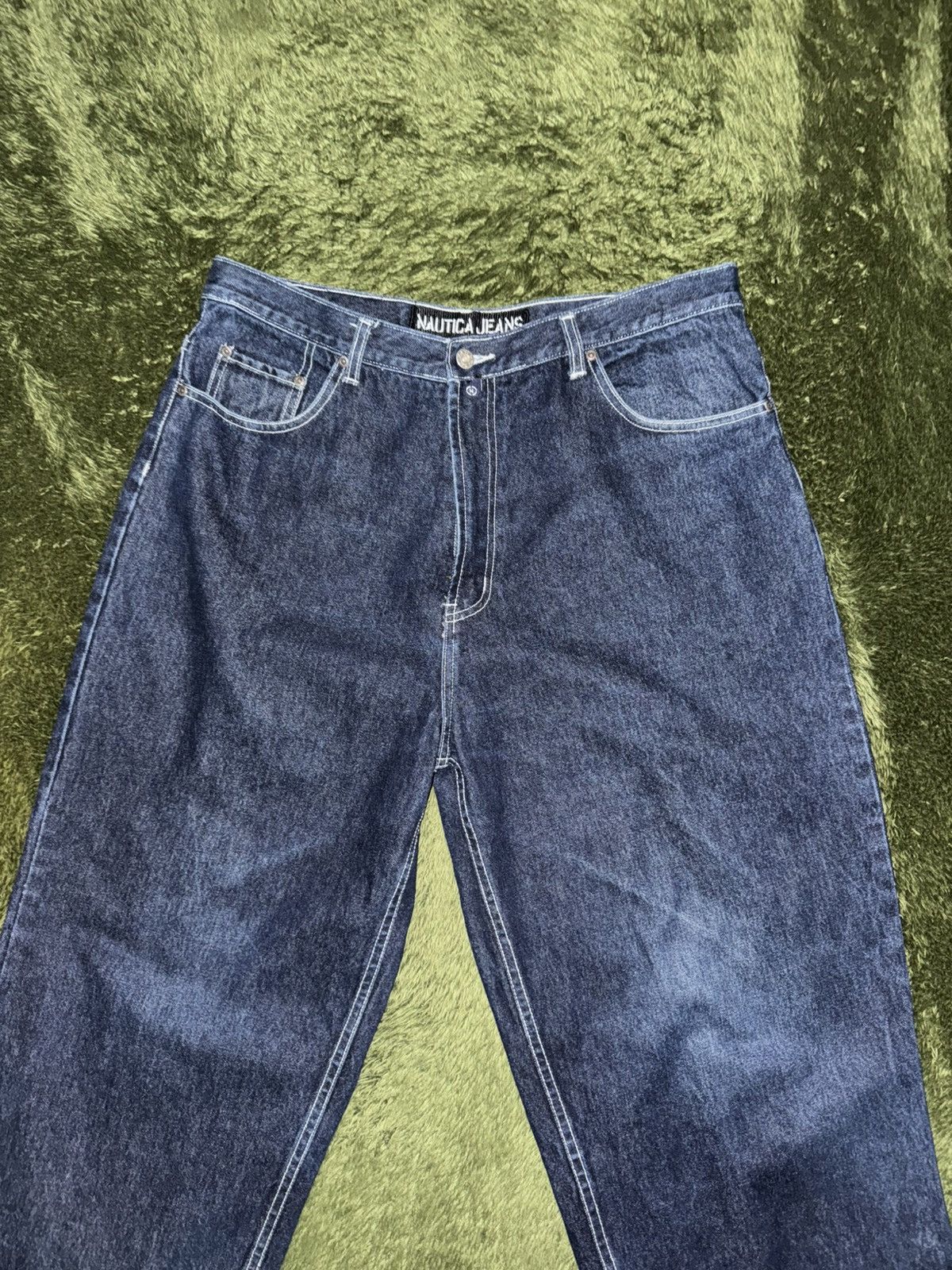 Nautica [38] 00s Nautica USA Loose Straight Cropped Denim Pants Size US 38 / EU 54 - 5 Thumbnail