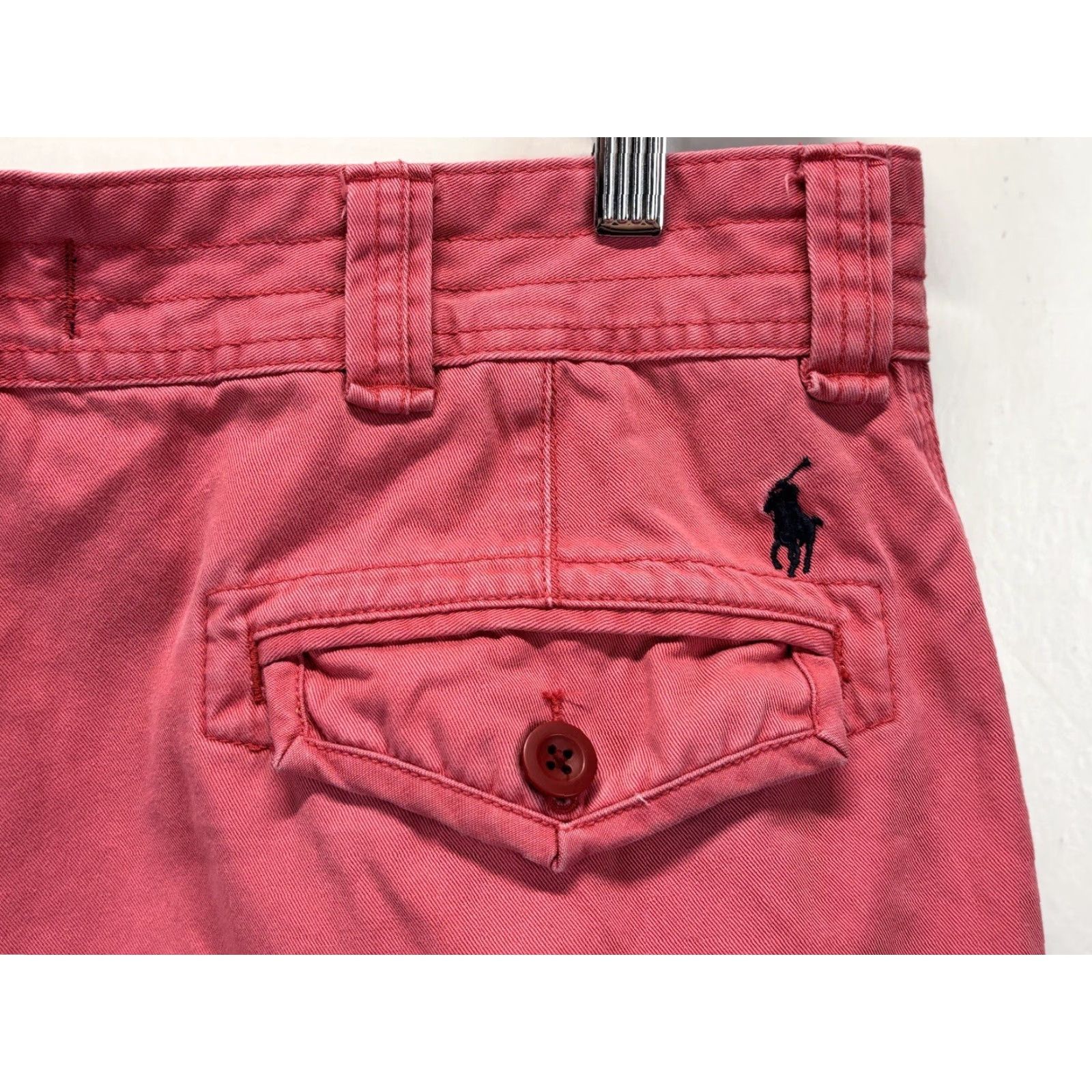 Polo Ralph Lauren VINTAGE Polo Ralph Lauren Cargo Shorts 36 Red/Pink Preppy Mens Size US M / EU 48-50 / 2 - 4 Thumbnail