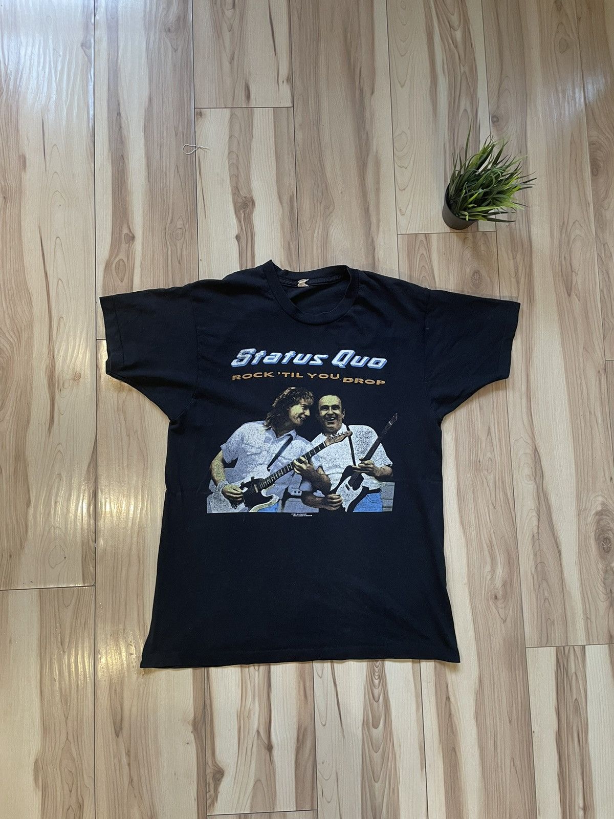 Band Tees × Vintage Status Quo 1991 Vintage Tour T-Shirt Size US L / EU 52-54 / 3 - 1 Thumbnail