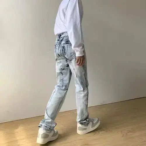 VIBE Acid Wash Denim Jeans Size US 28 / EU 44 - 2 Thumbnail