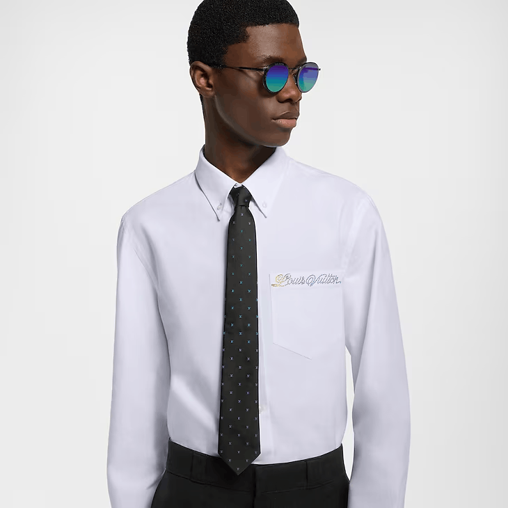 Louis Vuitton LV Blason Shading Tie Size ONE SIZE - 4 Thumbnail