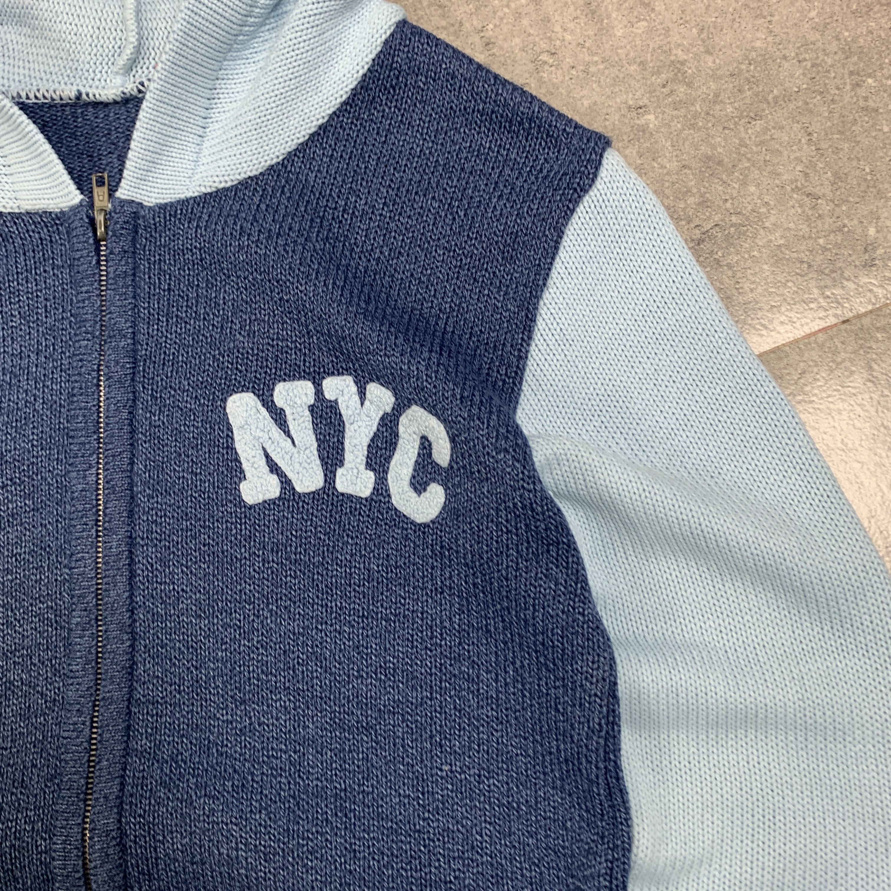 Other NYC College Blue slim zip up hoodie - M Size M / US 6-8 / IT 42-44 - 2 Thumbnail
