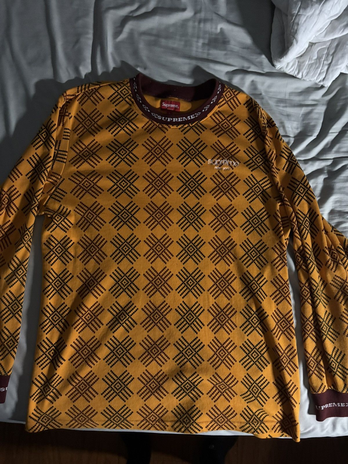 Supreme Supreme Motif L/S Top (FW 18) Size US L / EU 52-54 / 3 - 1 Thumbnail