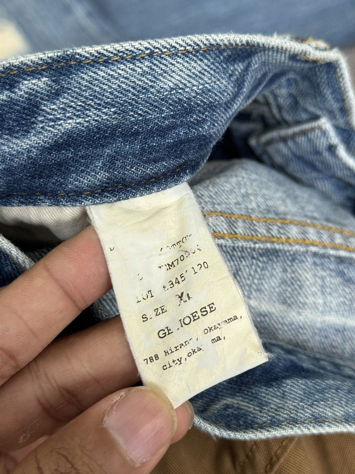 Japanese Brand × Tornado Mart × Vintage Vintage Geneose Super Flared Distressed Denim / GOA Style Size US 37 - 10 Thumbnail