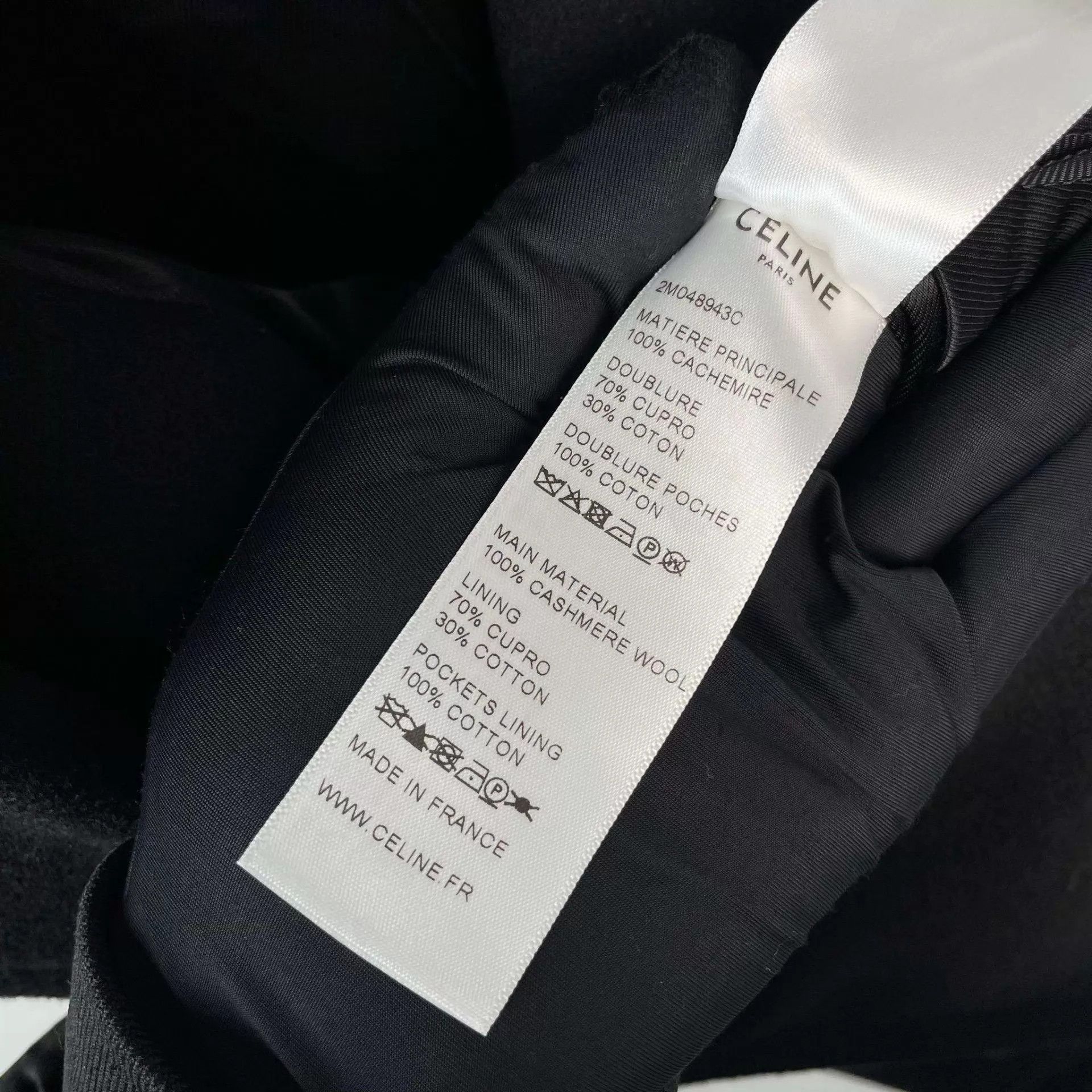 Celine Celine Double-Breasted Wool Coat New w/ tags 260315LHYHQ14 Size US S / EU 44-46 / 1 - 7 Thumbnail