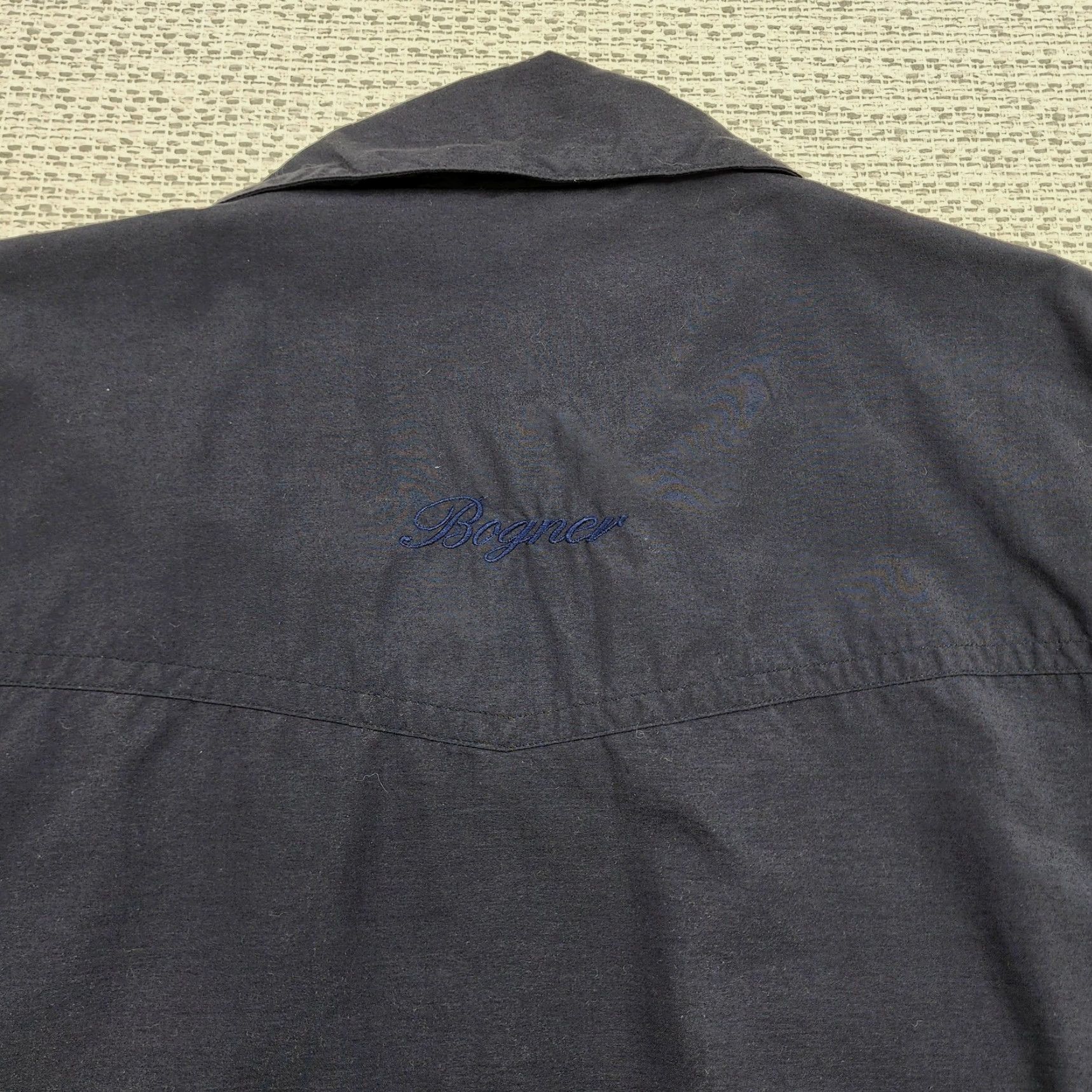 Bogner VINTAGE Bogner Vest Mens 2XL Navy Blue Lined Utility Multi Pocket Zipper Pockets Made in Germany Size US XXL / EU 58 / 5 - 7 Thumbnail