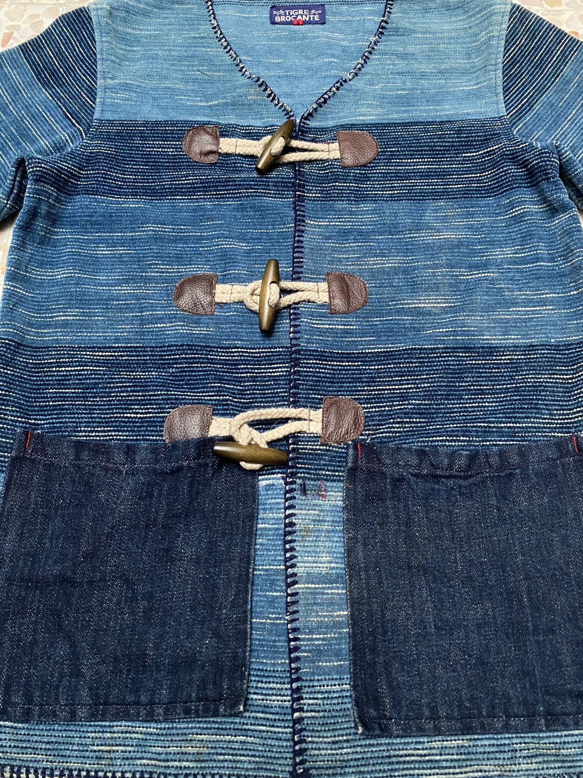 Vintage Vintage Japanese Brand Tigre Brocante Patchwork Jacket 2000s Size US S / EU 44-46 / 1 - 5 Thumbnail