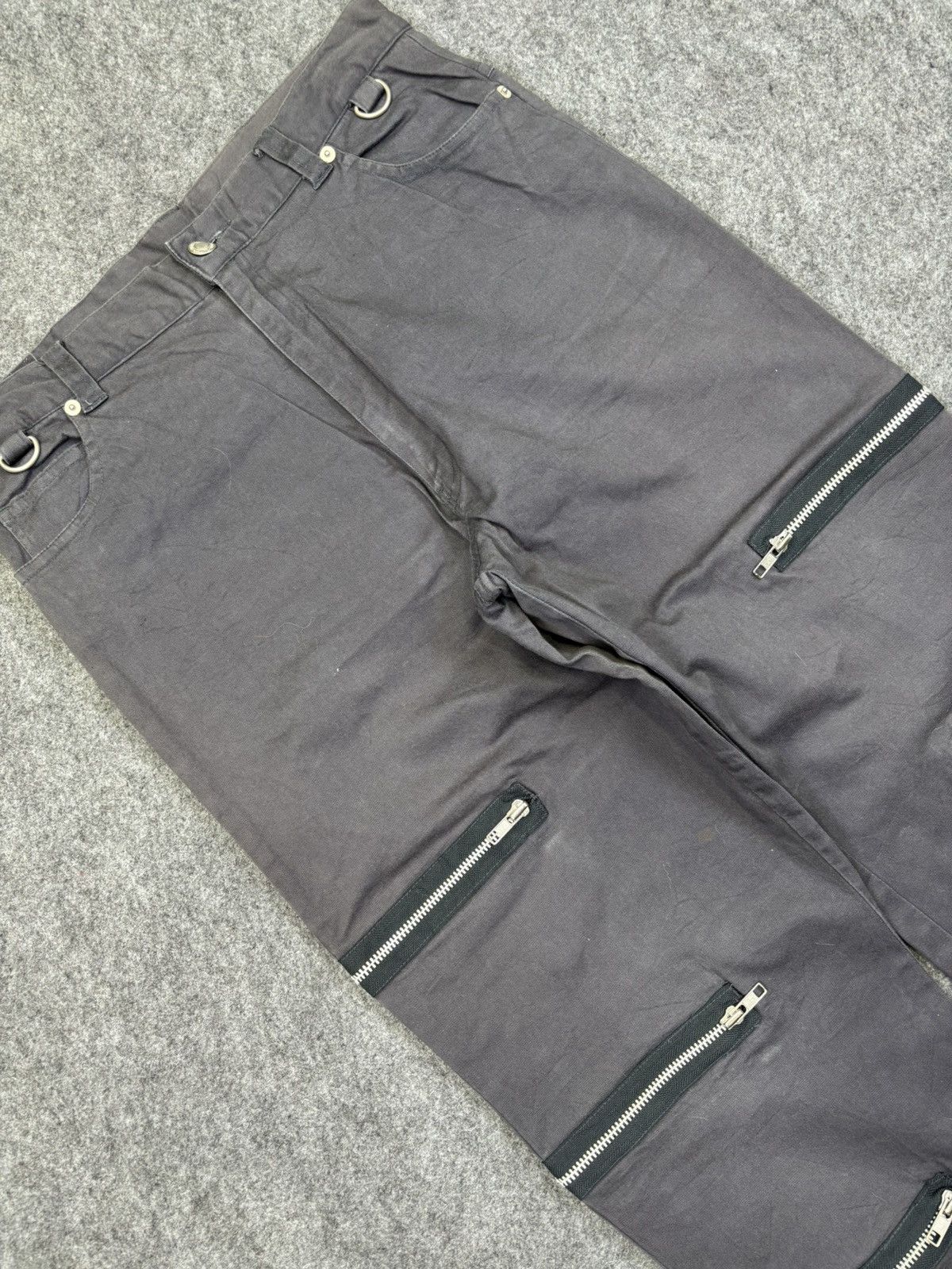 Japanese Brand 💥Punk💥SLASH NUMBER Japan MultiZippe Seditionaries Pant F728 Size US 30 / EU 46 - 7 Thumbnail
