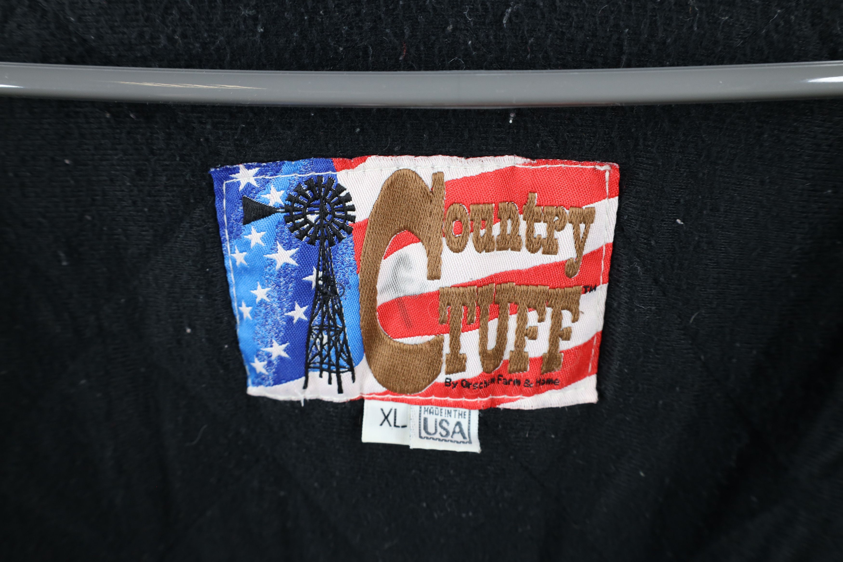 Vintage Vintage 90s Streetwear Lined Hooded Canvas Jacket Red USA Size US XL / EU 56 / 4 - 10 Thumbnail