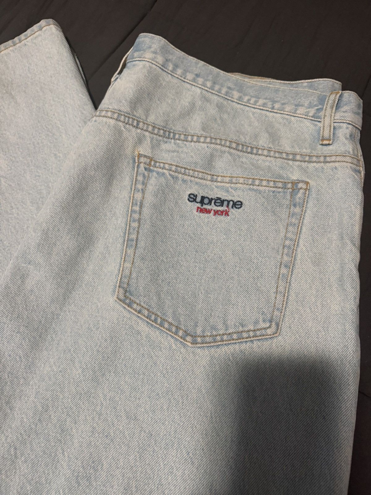 Supreme Supreme Baggy Jean (FW24) Light Washed Indigo Size US 38 / EU 54 - 2 Thumbnail