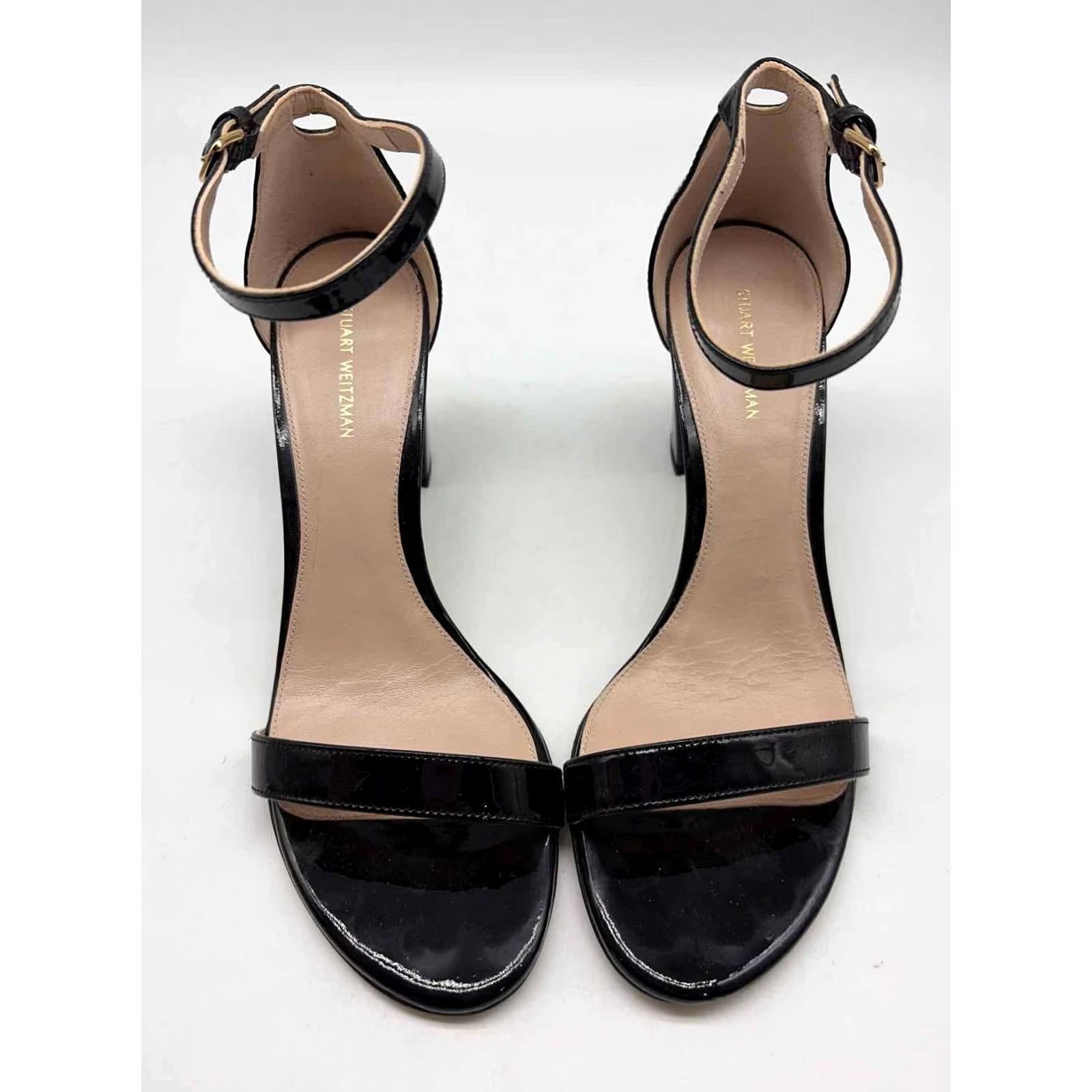 Stuart Weitzman Pre-Owned Stuart Weitzman Black Size 9 Ankle Strap Heels Size US 9 / IT 39 - 5 Thumbnail