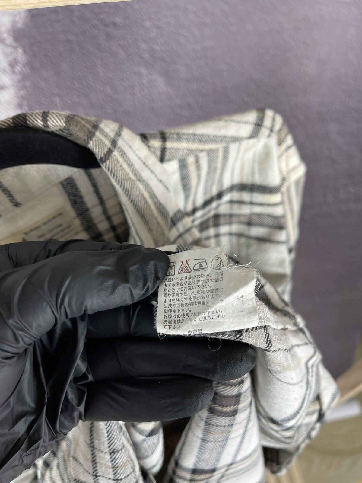 Flannel × Japanese Brand Thruxton Work checkered flannel Japanese ls shirt Size US XL / EU 56 / 4 - 13 Thumbnail