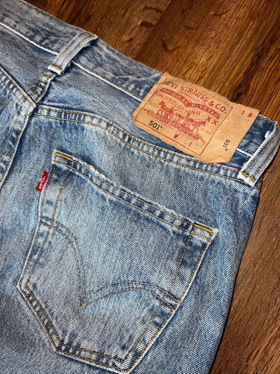Levi's × Vintage Vintage 1970s Levis 501 #6 Selvedge Jeans Size US 32 / EU 48 - 8 Thumbnail