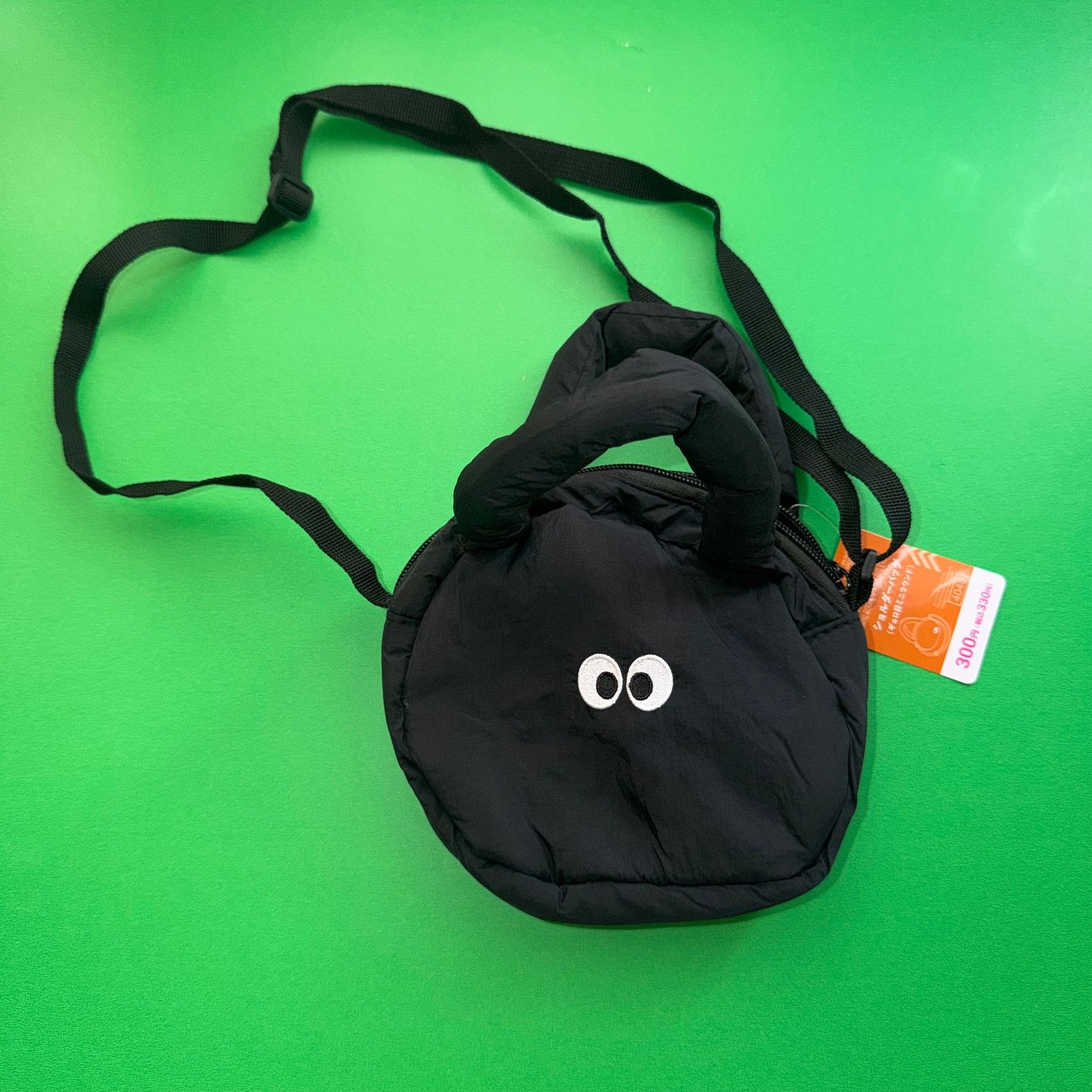 Japanese Brand Totoro Dust Sprite Puffy Plush Bag Gray Black Japan Ghibli Size ONE SIZE - 4 Thumbnail