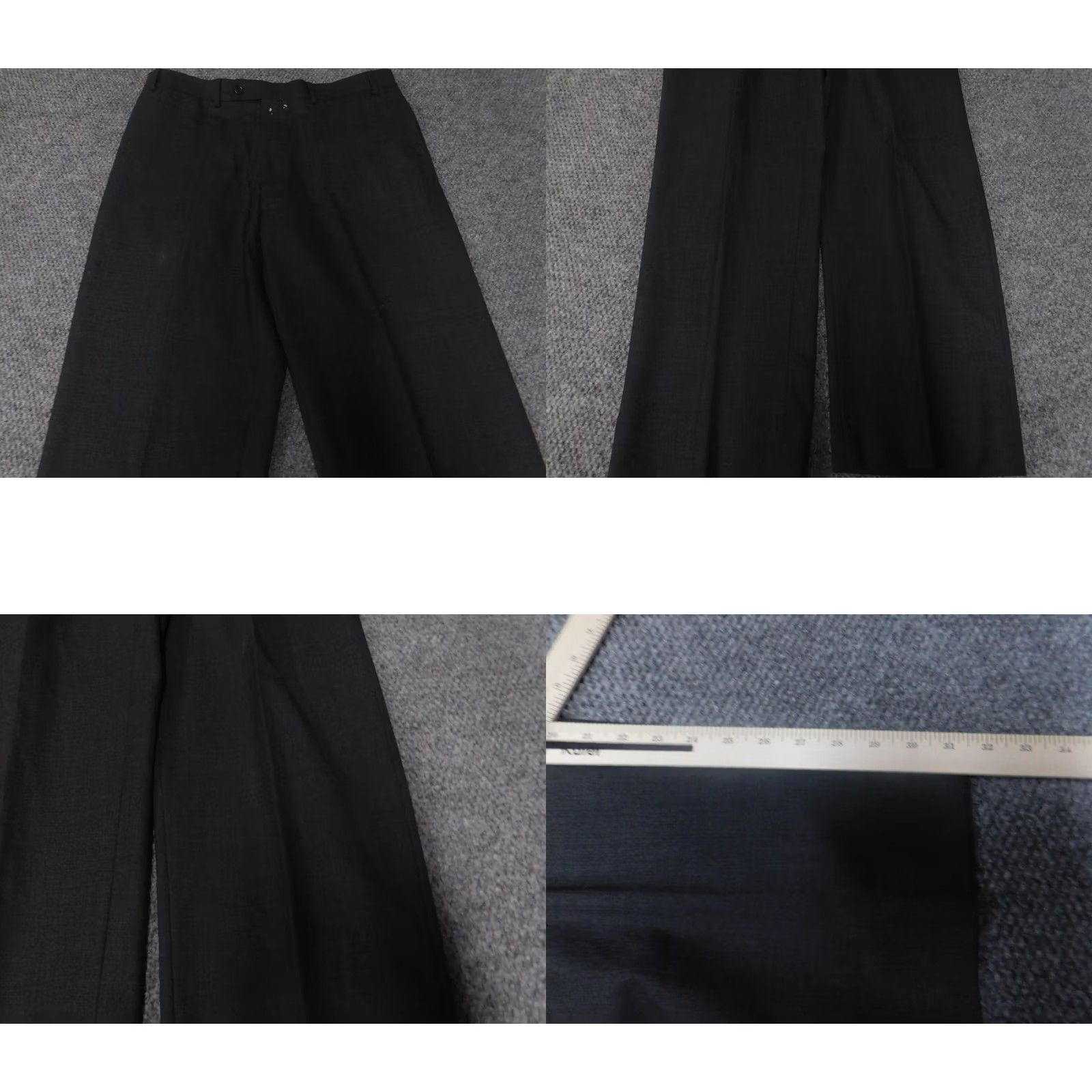 Ralph Lauren Lauren Ralph Lauren Pants 36x31 Gray Wool Dress Pants Straight Mens Regular 36in Inseam 31in Zipper Front Flat Front Comfort Classic Vintage No Size US 36 / EU 52 - 8 Thumbnail