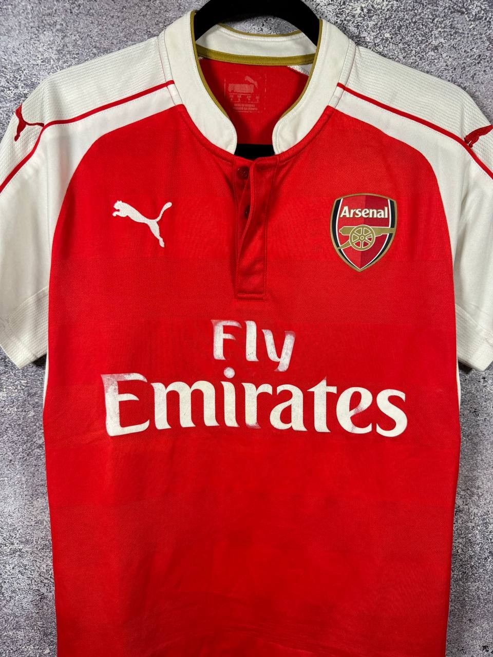 Puma × Vintage Vintage Arsenal 2015/16 Puma Soccer Jersey Blokcore Small Size US S / EU 44-46 / 1 - 6 Thumbnail
