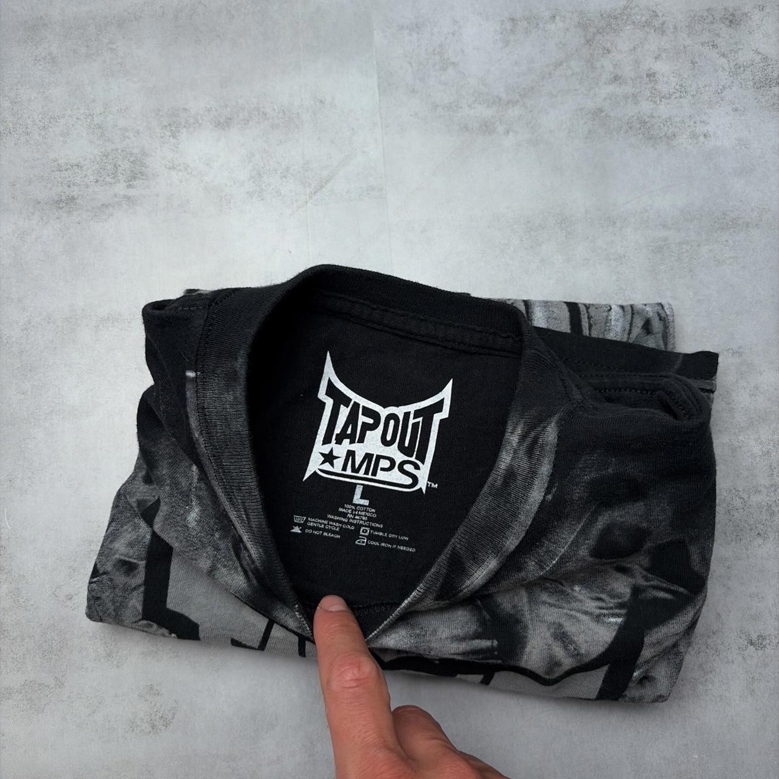 Tapout Y2K Black Tapout MPS AOP Grunge Motorcycle Biker T-Shit Size US M / EU 48-50 / 2 - 7 Thumbnail