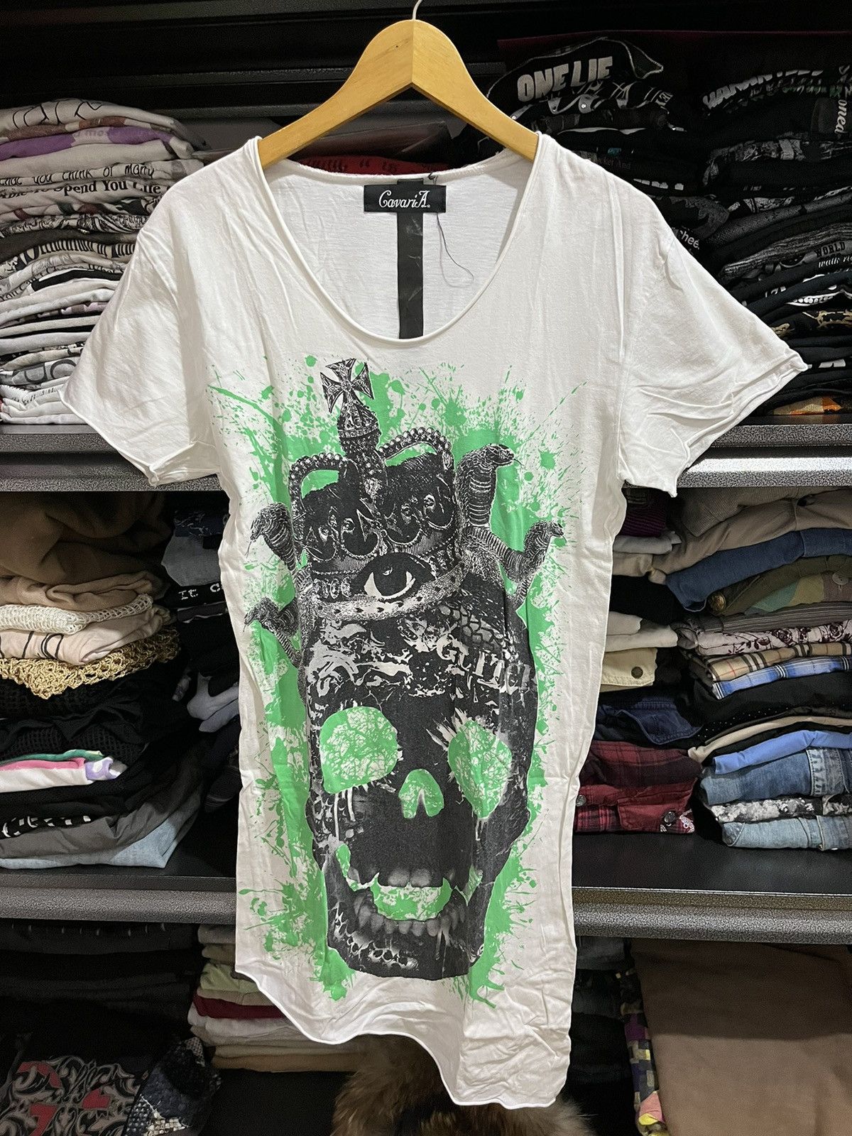Japanese Brand Undfined cavaria poem tee Size S / US 4 / IT 40 - 1 Thumbnail