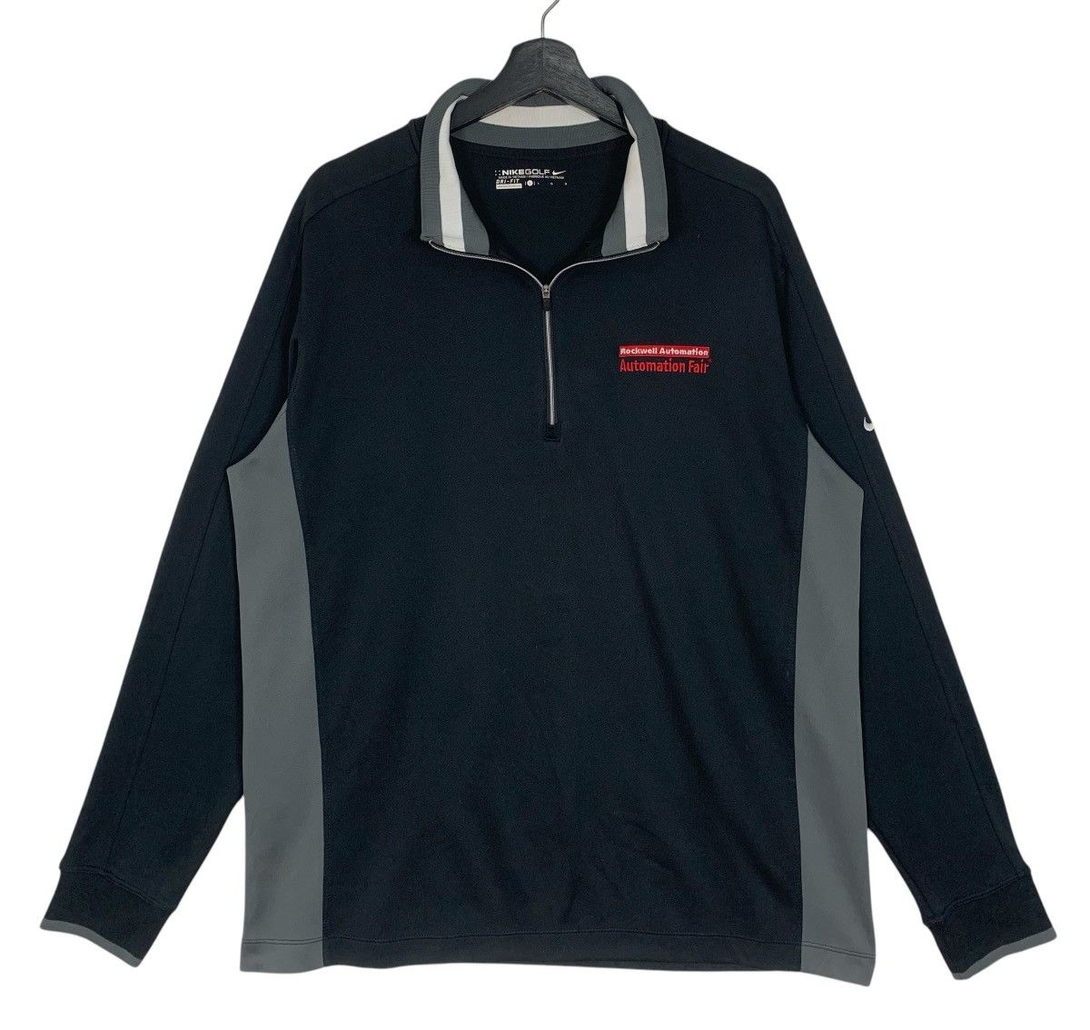 Japanese Brand × Nike Nike Golf Dri-fit SportWear StreetWear HalfZipper Sweashirt Size US L / EU 52-54 / 3 - 2 Thumbnail