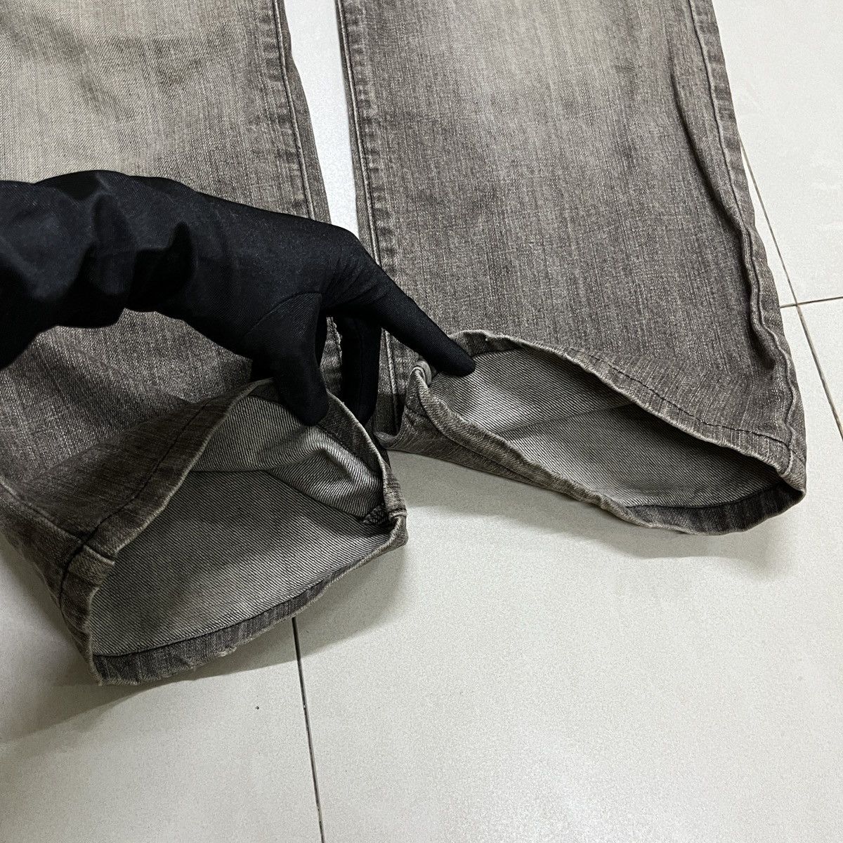 If Six Was Nine × Japanese Brand Vintage Crack Wash Rust Bobson Baggy Jeans Size US 35 - 2 Thumbnail