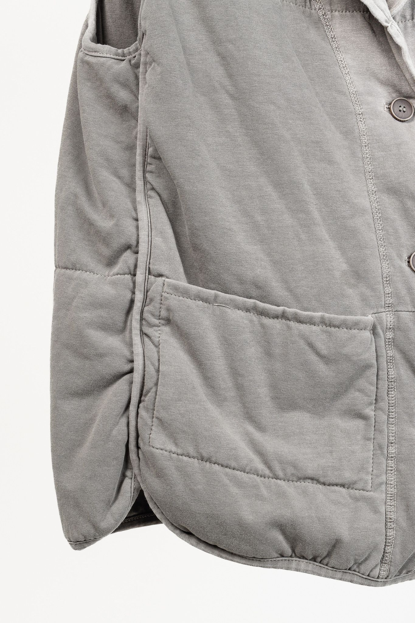 Other Ischiko Grey Padded-Cotton Buttoned Vest Size M / US 6-8 / IT 42-44 - 6 Thumbnail
