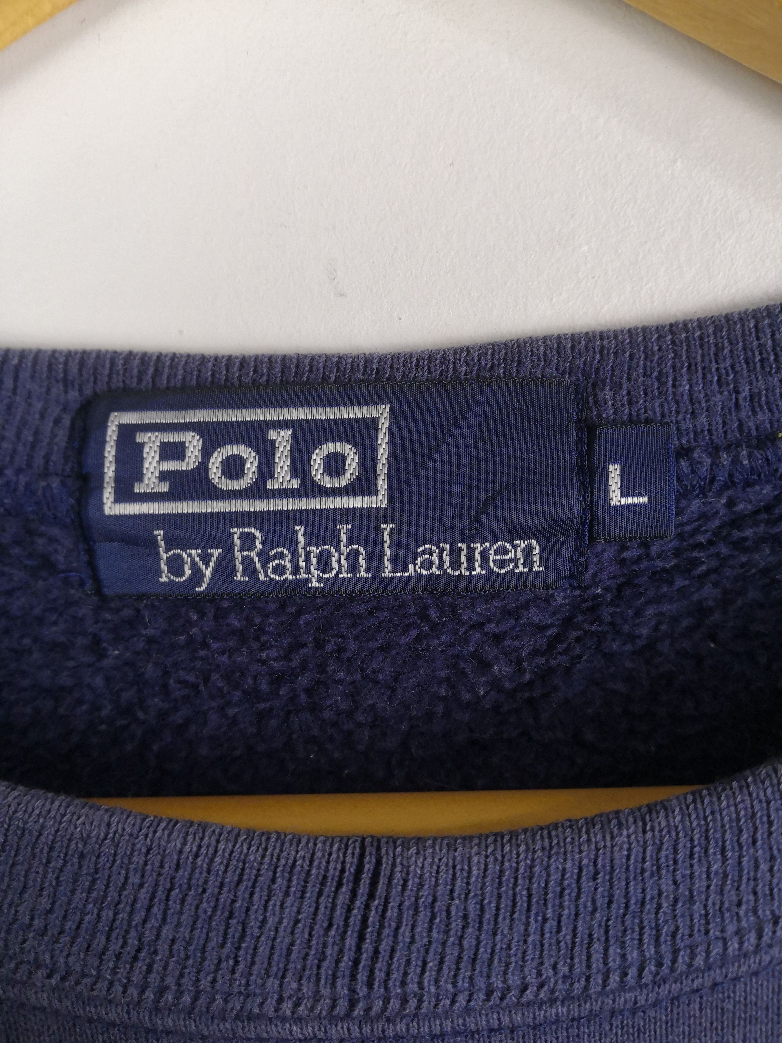 Polo Ralph Lauren Vintage Polo Ralph Lauren Spellout Sweatshirt Big Logo Size US L / EU 52-54 / 3 - 4 Thumbnail
