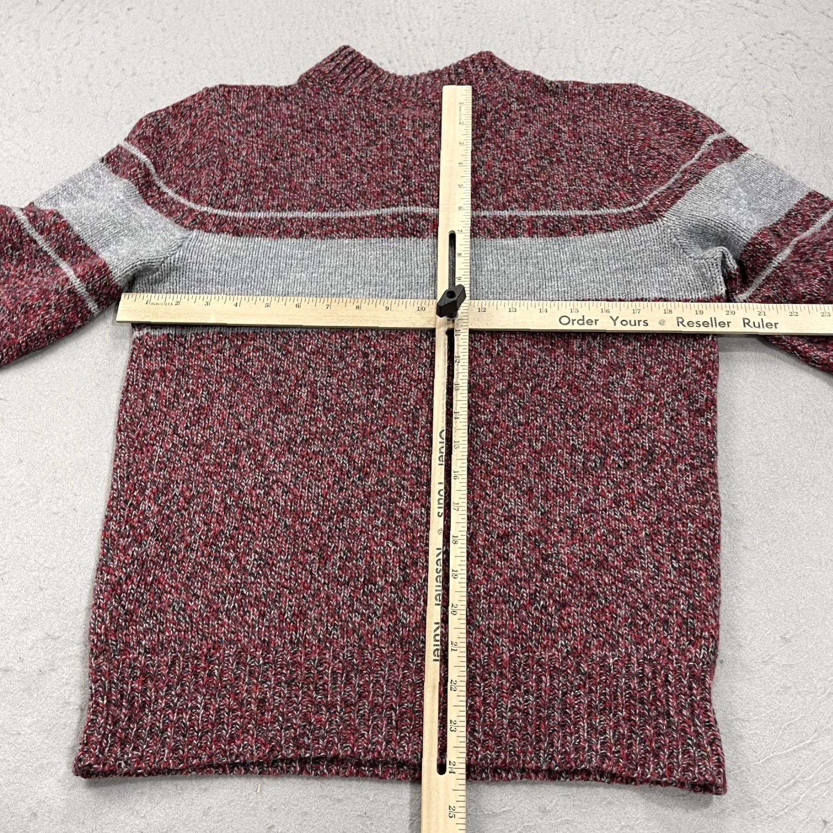 Vintage VINTAGE Campus Sweater Mens M Red Striped Wool Knit 90s Pullover Size US M / EU 48-50 / 2 - 6 Thumbnail