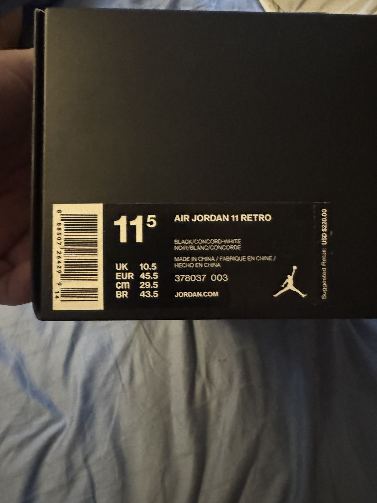 Nike Nike Jordan 11 space jame 2016 Size US 11.5 / EU 44-45 - 11 Thumbnail