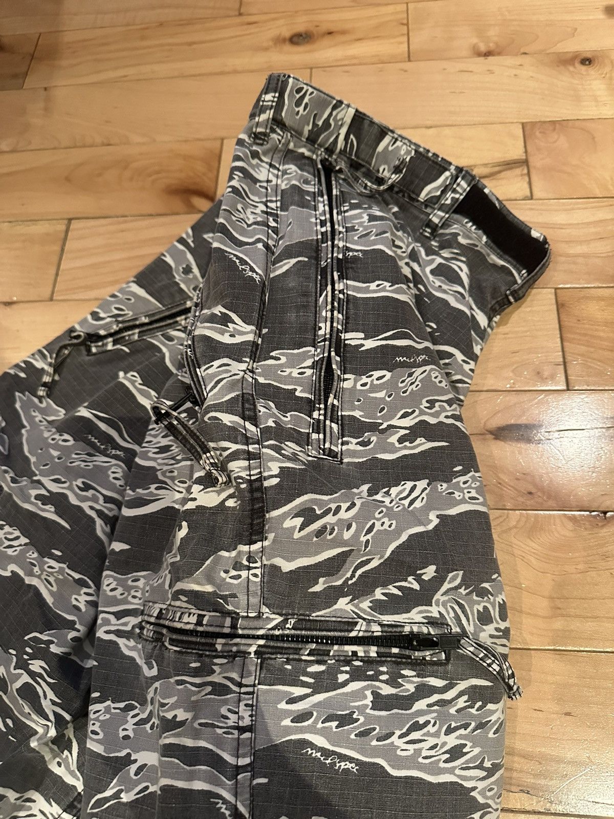 Wtaps Grey Tiger Camo 8 Pocket Cargo Flight Pants Medium 32-34 Size US 32 / EU 48 - 3 Thumbnail