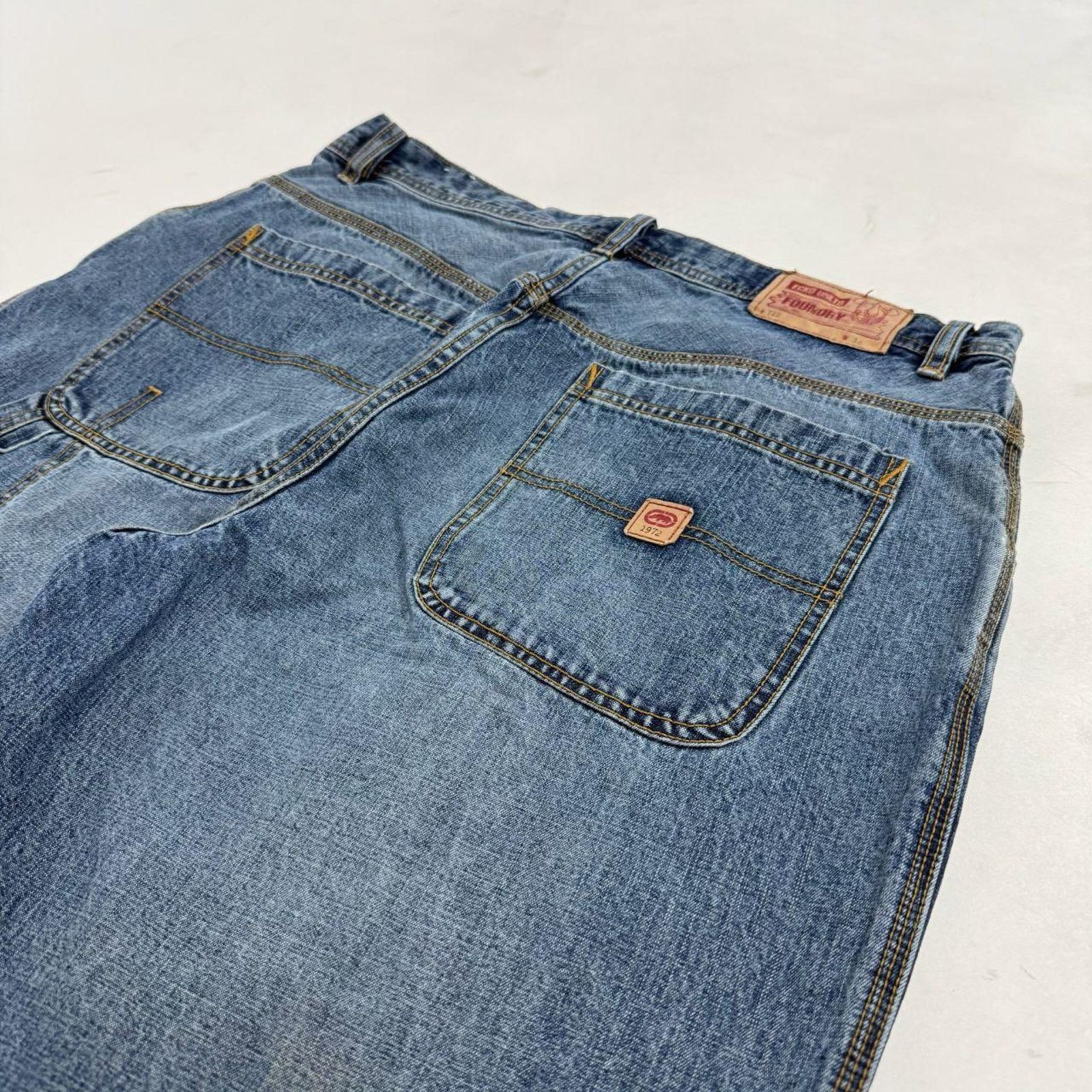 Ecko Unltd. × JNCO × Vintage Vintage y2k ecko unltd stonewash grunge baggy archive jeans Size US 36 / EU 52 - 2 Thumbnail