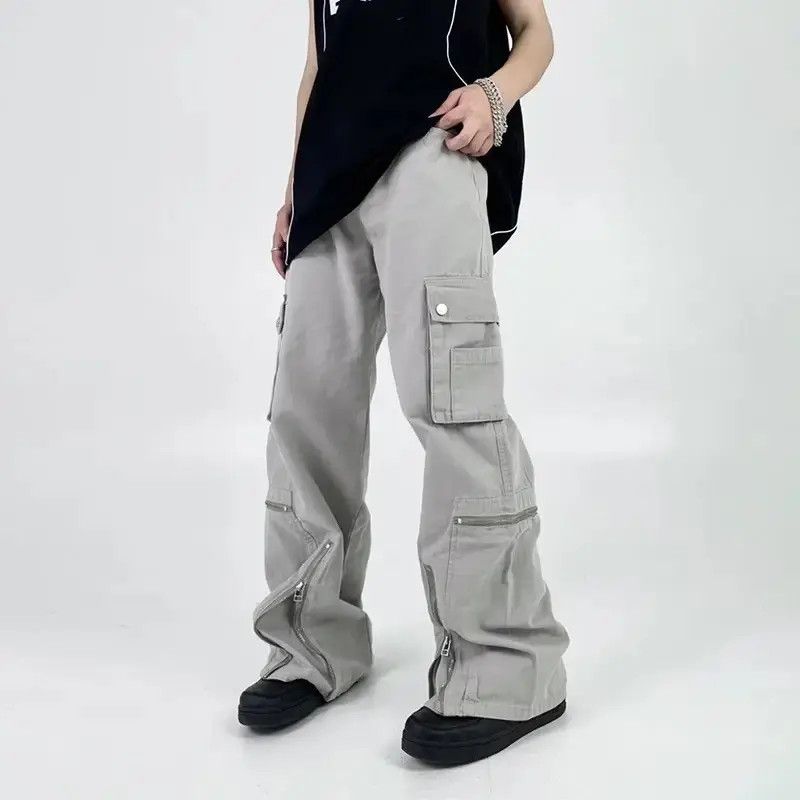 Japanese Brand Multi function pocket flared utility tactical cargo pants Size US 32 / EU 48 - 1 Thumbnail