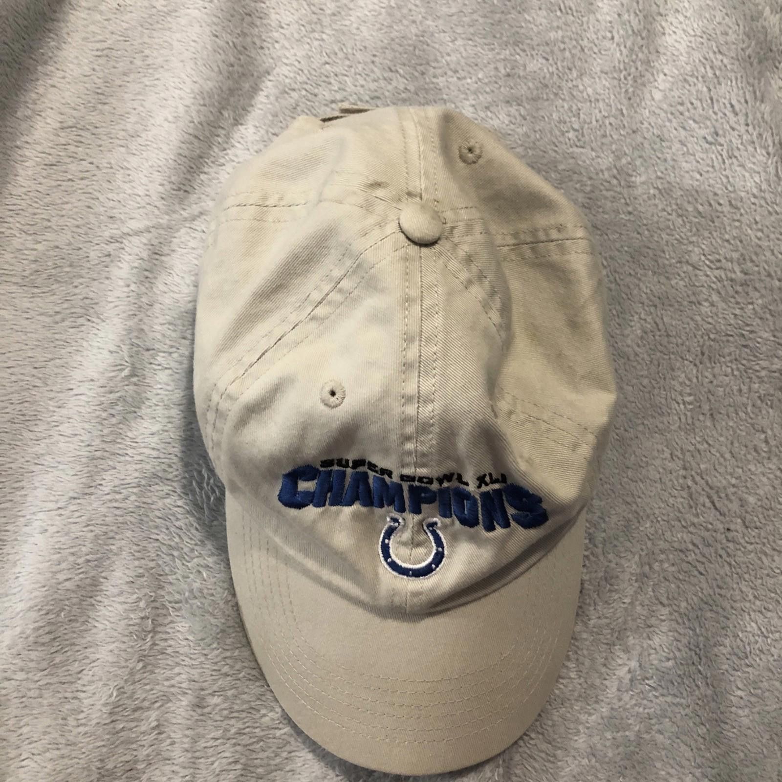 Camel Super Bowl XLI Champions Indianapolis Colts Hat Cameo Size ONE SIZE - 2 Thumbnail