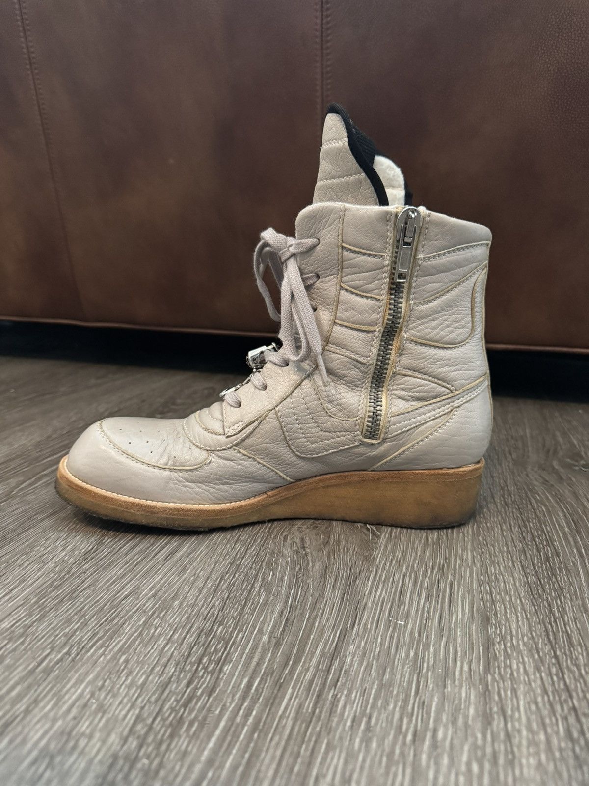 Rick Owens Rick Owens FW05 Moog Dunk Zeus Prototype Sample Wedge Boot Size US 8 / EU 41 - 6 Thumbnail