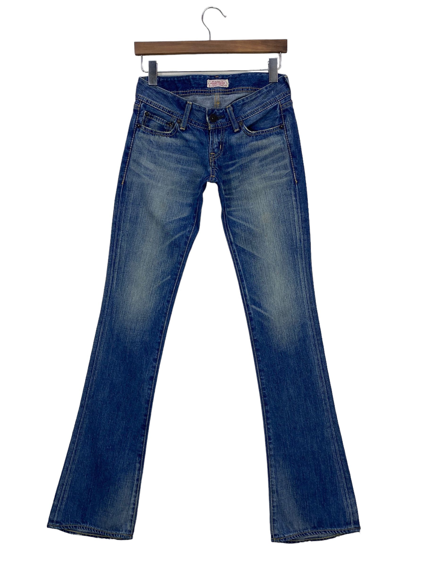 Japanese Brand × MOUSSY Moussy Japan Low Rise Loose Wide Leg Jeans Size 25" / US 0 / IT 36 - 2 Thumbnail