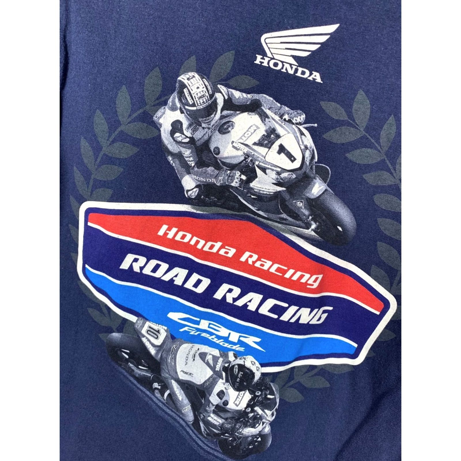Honda Honda CBR Vintage Racing Team Mens Crew Neck T-Shirt Size S Blue Cotton Graphic Print Crew Neck Short Sleeve T-Shirt Mens Size US S / EU 44-46 / 1 - 7 Thumbnail